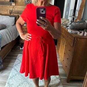 Kate Spade Perfect Red Dress size large. EUC